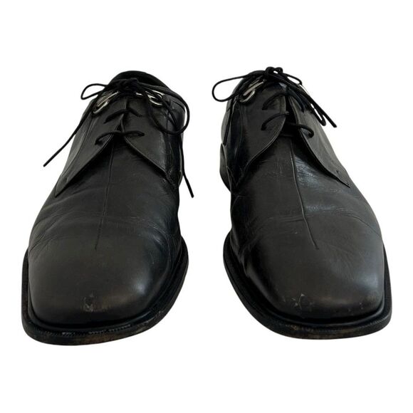 Moreschi Mens Size 10 Gray Leather Lace Up Oxford main image 5